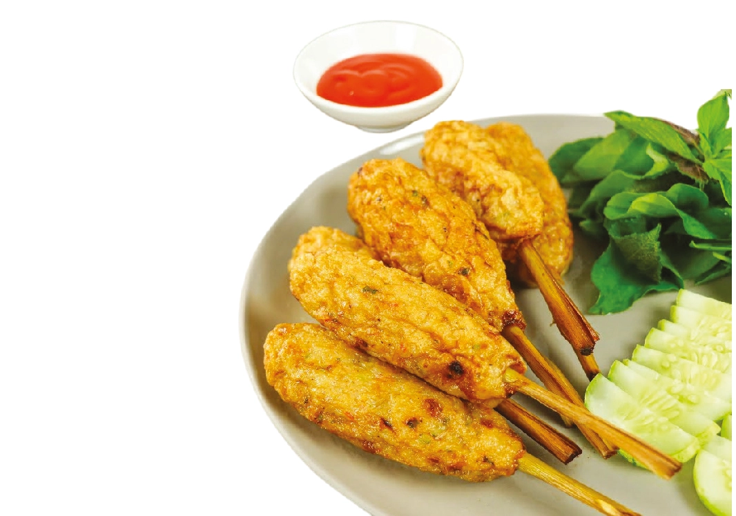 CUTTLEFISH PASTE ON LEMONGRASS